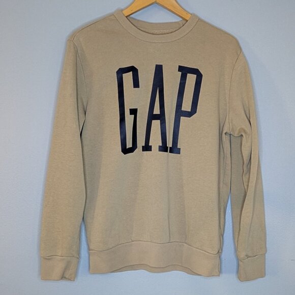 GAP Men's Small Beige Crewneck Sweatshirt - Picture 3 of 13